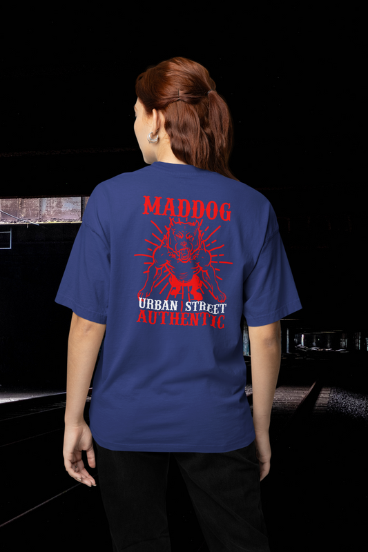 T-shirt unisexe adulte MADDOG Urban Streetwear impression dos - Freestyler Bio Oversize SH