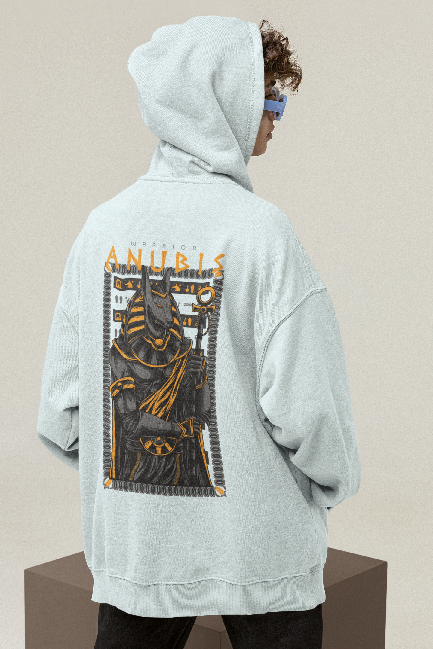 ANUBIS The Warrior Streetwear - Slammer Bio Oversized Unisex Hoodie Adulto SH