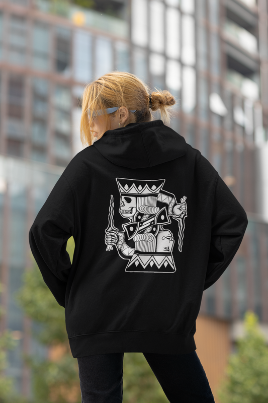 DOPPEL CARA THE SKULL KING Streetwear - Slammer Organic Oversized Unisex Adult Hoodie