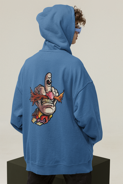 FY HAND SURREAL REBEL Streetwear - Slammer Bio Oversized Unisex Hoodie Adulto SH