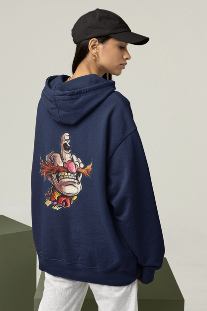 FY HAND SURREAL REBEL Streetwear - Slammer Bio Oversized Unisex Hoodie Adulto SH