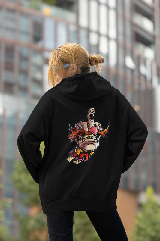 FY HAND SURREAL REBEL Streetwear - Slammer Organic Oversized Unisex Adult Hoodie