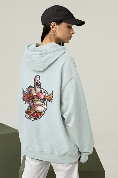 FY HAND SURREAL REBEL Streetwear - Slammer Bio Oversized Unisex Hoodie Adulto SH