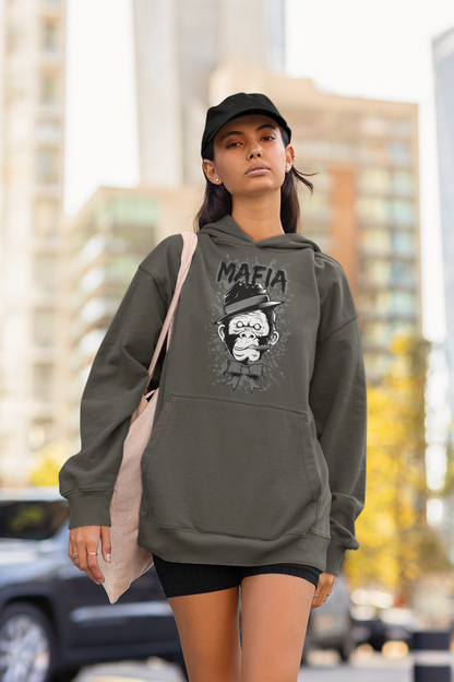 MAFIA MONKEY Streetwear Frontprint - Slammer Bio Oversized Unisexe Hoodie Adulte SH