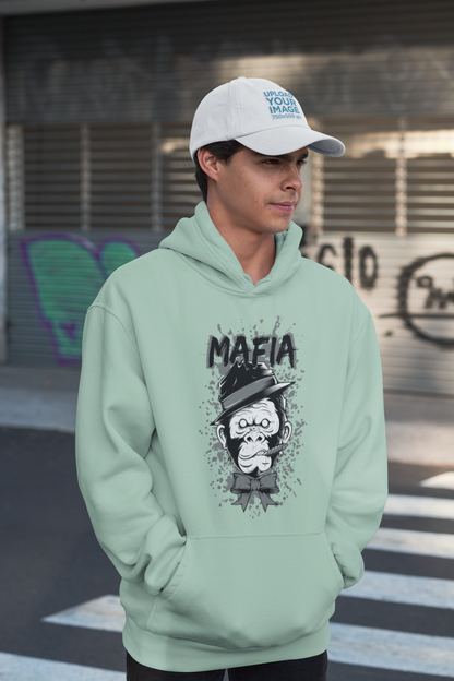 MAFIA MONKEY Streetwear Frontprint - Slammer Bio Oversized Unisexe Hoodie Adulte SH