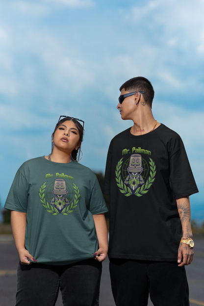 MR PAILMAN Streetwear Frontprint - Freestyler Bio Oversized Unisex Camiseta Adulto SH
