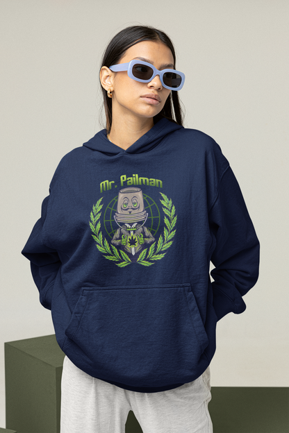 MR PAILMAN Streetwear Frontprint - Slammer Bio Oversized Unisex Hoodie para Adultos SH