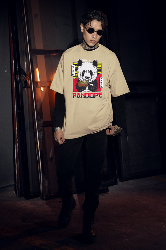 PANDOPE Streetwear Imprimé avant - T-shirt unisexe Freestyler Bio Oversize Adulte SH