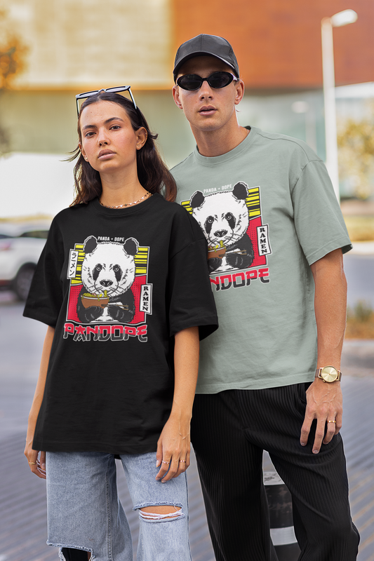 PANDOPE Streetwear Imprimé avant - T-shirt unisexe Freestyler Bio Oversize Adulte SH