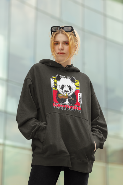 Sudadera extragrande unisex con estampado frontal PANDOPE Streetwear - Slammer Bio para adultos SH