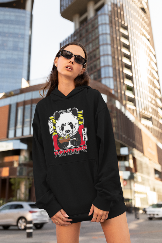 PANDOPE Streetwear Front Print - Slammer Organic Oversized Unisex Hoodie Adults SH