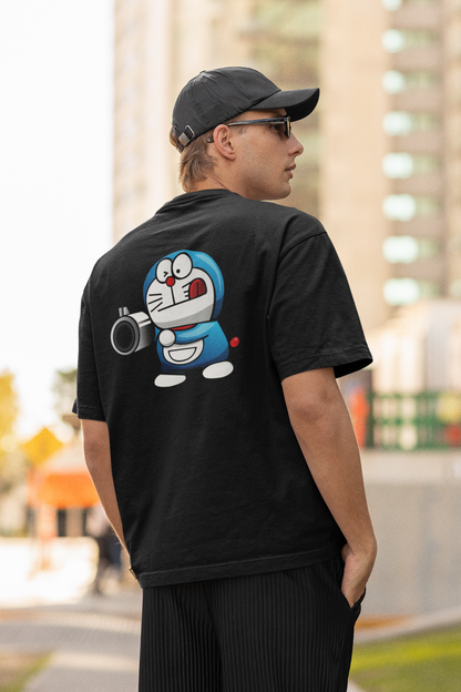 PISTOLERO Streetwear Backprint - Camiseta unisex Freestyler Bio Oversize para adulto