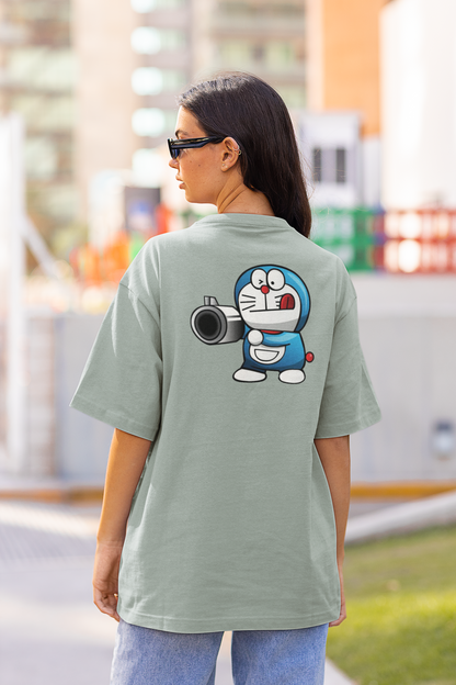 PISTOLERO Streetwear Backprint - Camiseta unisex Freestyler Bio Oversize para adulto