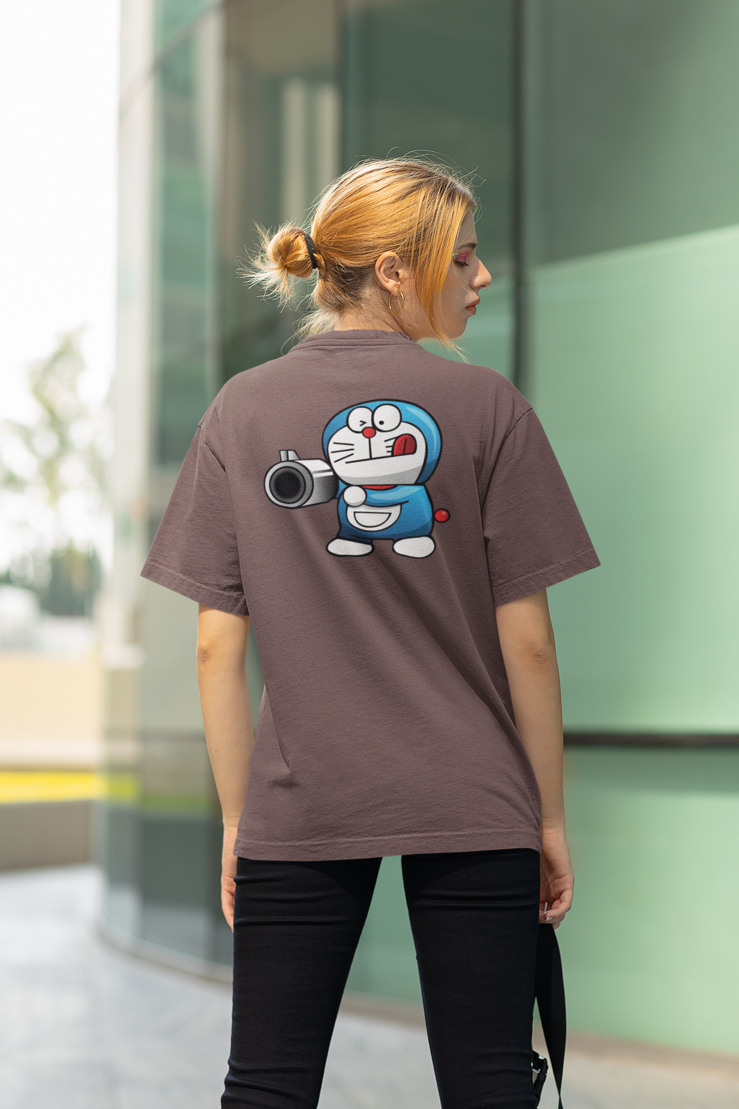 PISTOLERO Streetwear Backprint - Camiseta unisex Freestyler Bio Oversize para adulto