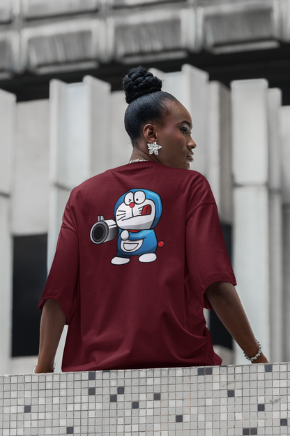PISTOLERO Streetwear Backprint - Camiseta unisex Freestyler Bio Oversize para adulto