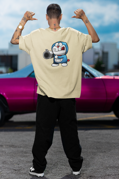 PISTOLERO Streetwear Backprint - Camiseta unisex Freestyler Bio Oversize para adulto