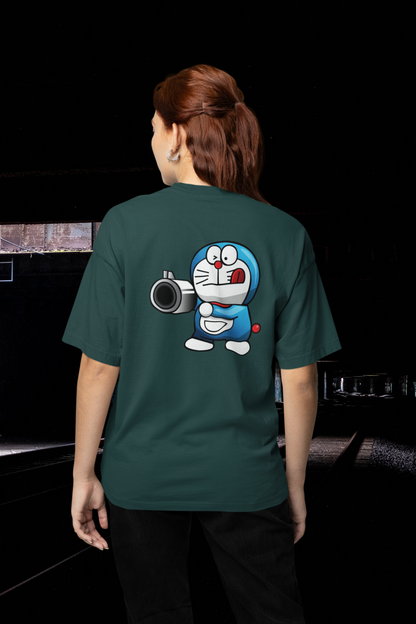 PISTOLERO Streetwear Backprint - Camiseta unisex Freestyler Bio Oversize para adulto