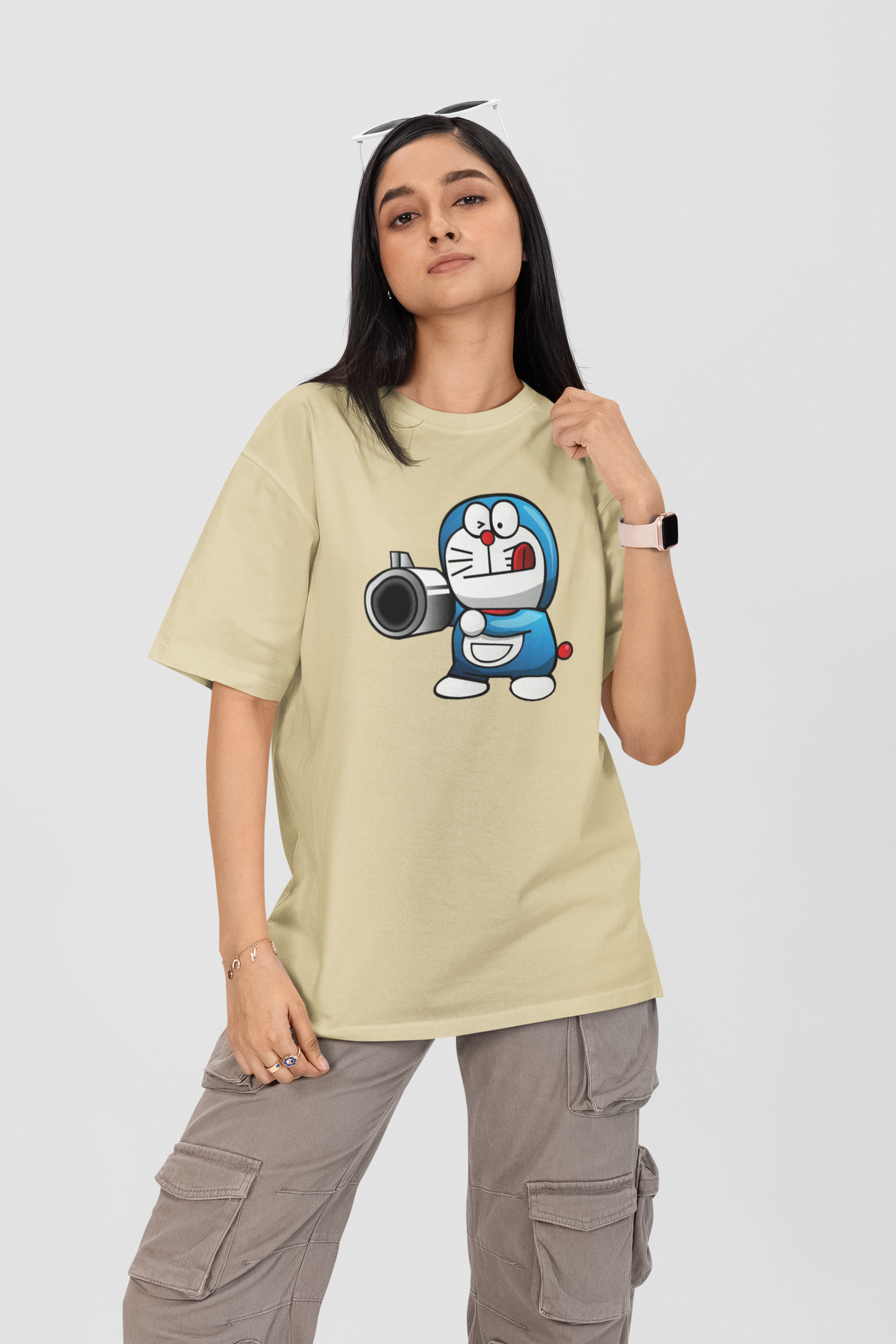 PISTOLERO Streetwear Front Print - Freestyler Organic Oversized Unisex T-Shirt Adult