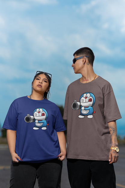 PISTOLERO Streetwear Front Print - Freestyler Organic Oversized Unisex T-Shirt Adult