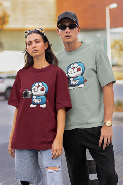 PISTOLERO Streetwear Front Print - Freestyler Organic Oversized Unisex T-Shirt Adult