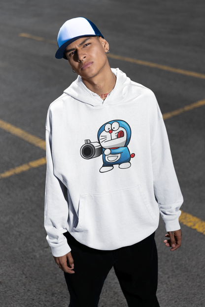 PISTOLERO Streetwear estampado frontal - Sudadera con capucha unisex extragrande orgánica Slammer para adulto