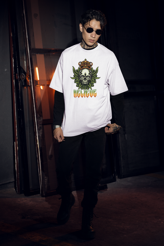 RELIEVE Streetwear Imprimé avant - T-shirt bio unisexe grande taille Freestyler pour adultes