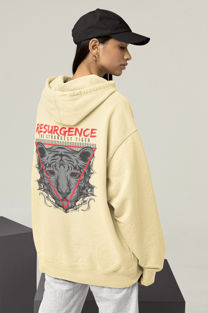 RESURGENCE STRONGEST TIGER Warrior Streetwear - Slammer Bio Oversized Unisex Hoodie Adult SH