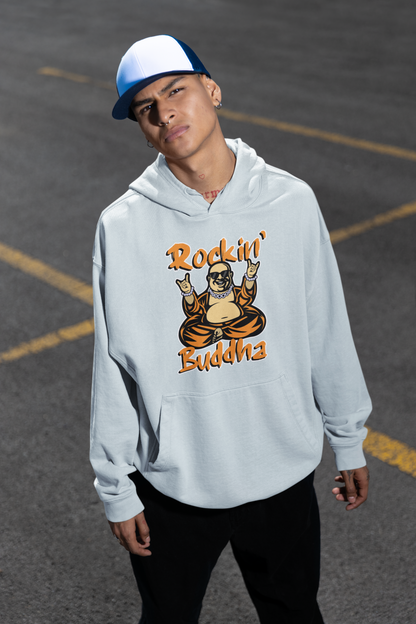 ROCKIN BUDDHA Streetwear Imprimé devant - Slammer Bio Oversized Unisexe Hoodie Adulte SH
