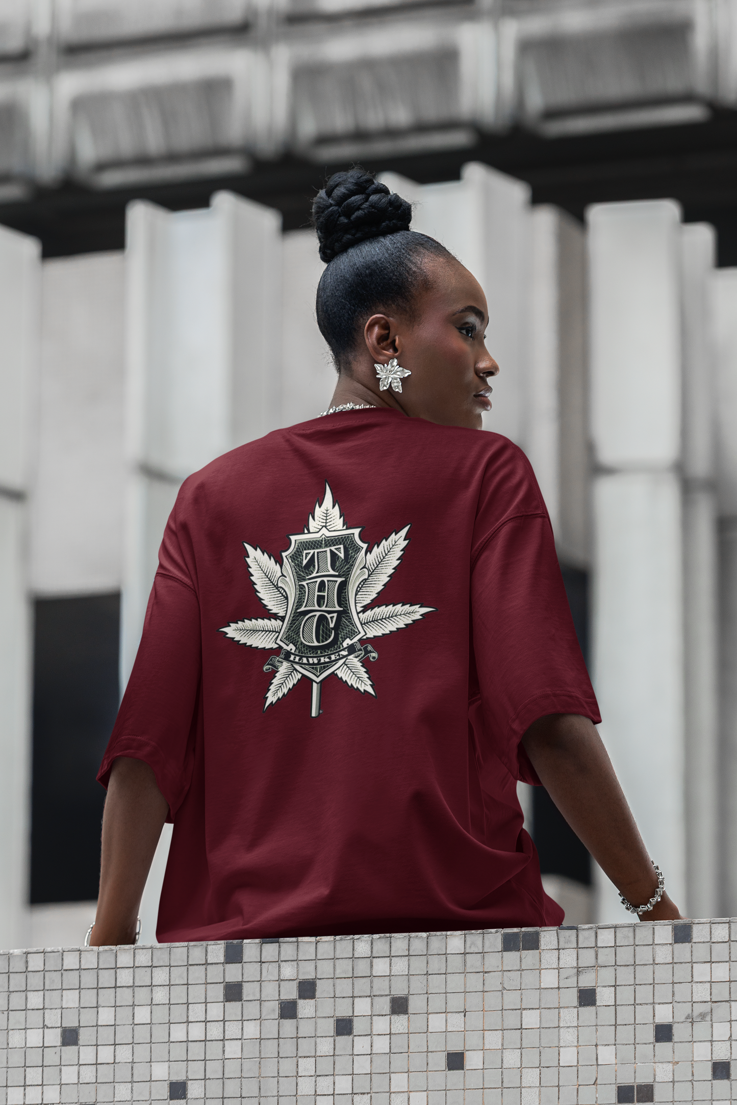 SUPREME Streetwear Backprint - Freestyler Organic Oversized Unisex T-Shirt Adults SH