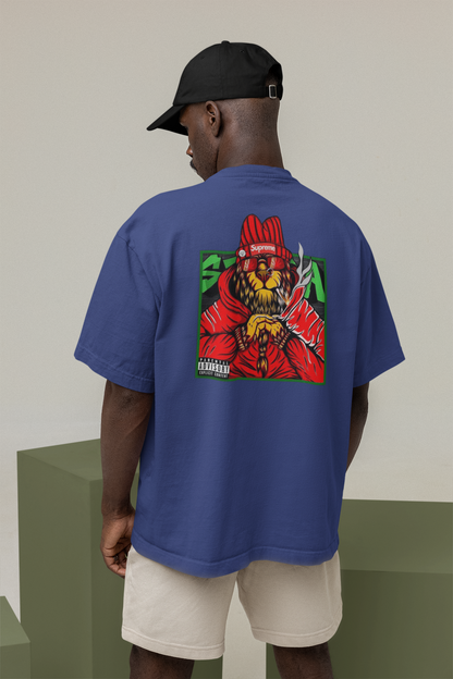 SUPREME Streetwear Backprint - Freestyler Organic Oversized Unisex T-Shirt Adults SH