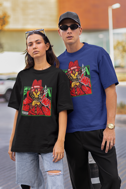 SUPREME Streetwear Frontprint - Freestyler Organic Oversized Unisex T-Shirt Adult SH
