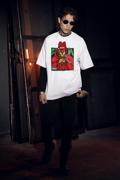 SUPREME Streetwear Frontprint - Freestyler Organic Oversized Unisex T-Shirt Adult SH