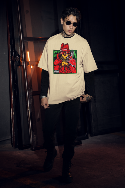 SUPREME Streetwear Frontprint - Freestyler Organic Oversized Unisex T-Shirt Adult SH