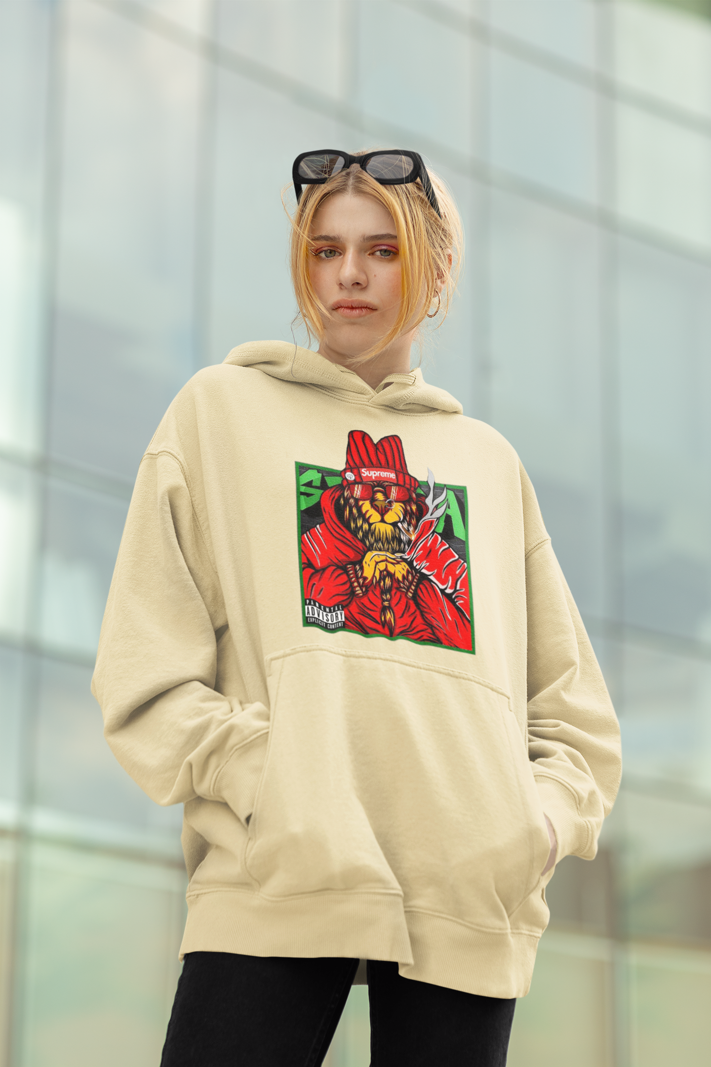 Supreme Streetwear Frontside - Slammer Bio Hoodie Oversize Unisexe Adulte SH