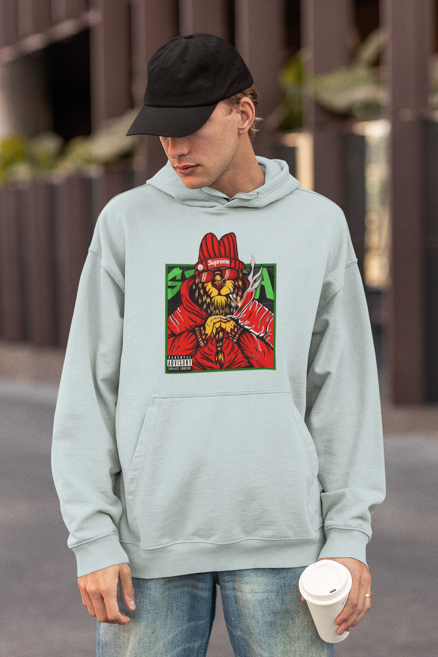 Supreme Streetwear Frontside - Slammer Bio Hoodie Oversize Unisexe Adulte SH