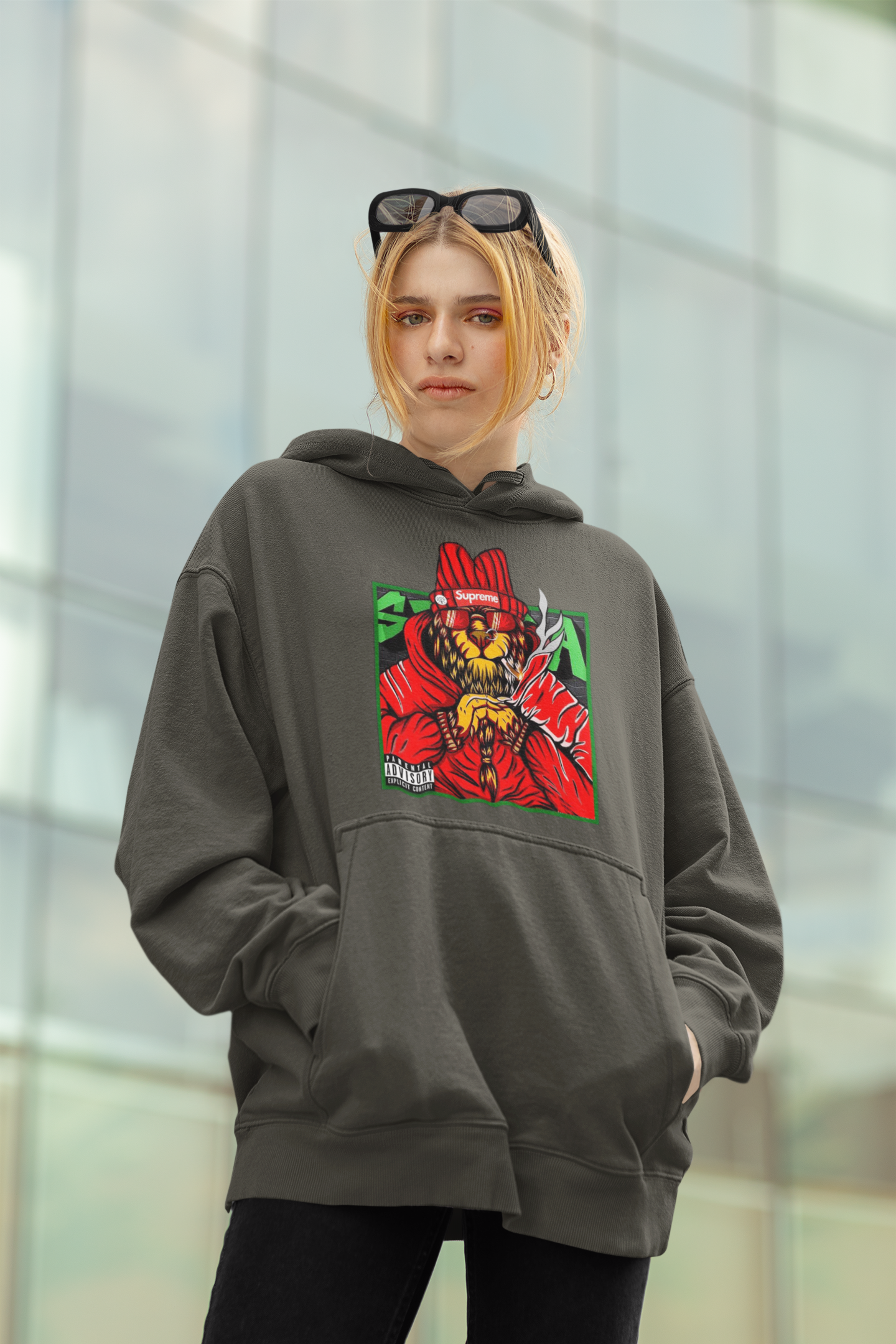 Supreme Streetwear Frontside - Slammer Bio Hoodie Oversize Unisexe Adulte SH