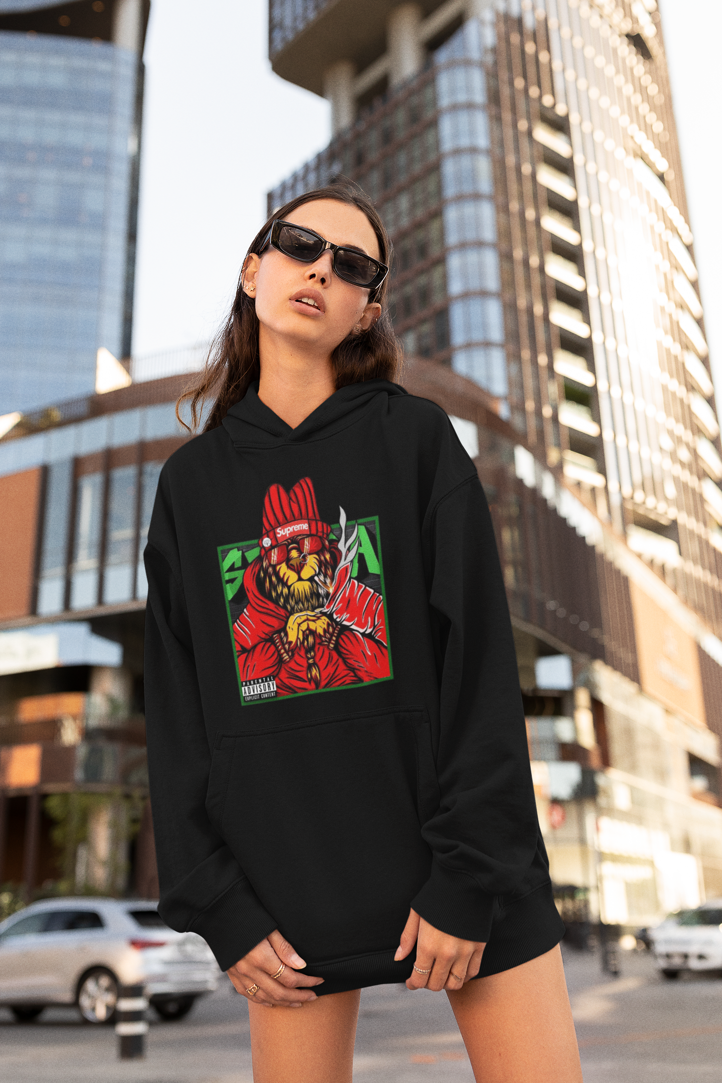 Supreme Streetwear Frontside - Slammer Bio Hoodie Oversize Unisexe Adulte SH