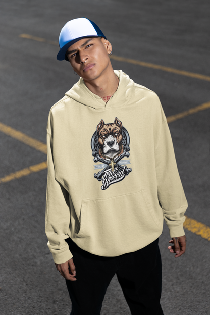TRUE BREED NO TRUST Streetwear Recto - Slammer Bio Oversized Unisex Hoodie Adulte SH