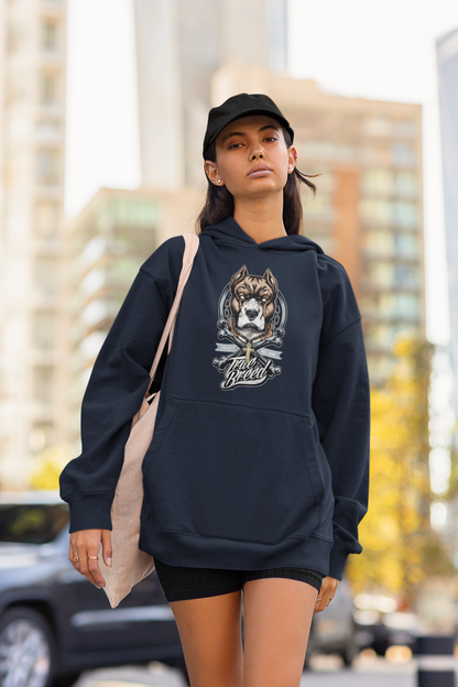 TRUE BREED NO TRUST Streetwear Recto - Slammer Bio Oversized Unisex Hoodie Adulte SH