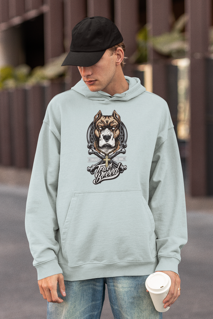 TRUE BREED NO TRUST Streetwear Recto - Slammer Bio Oversized Unisex Hoodie Adulte SH