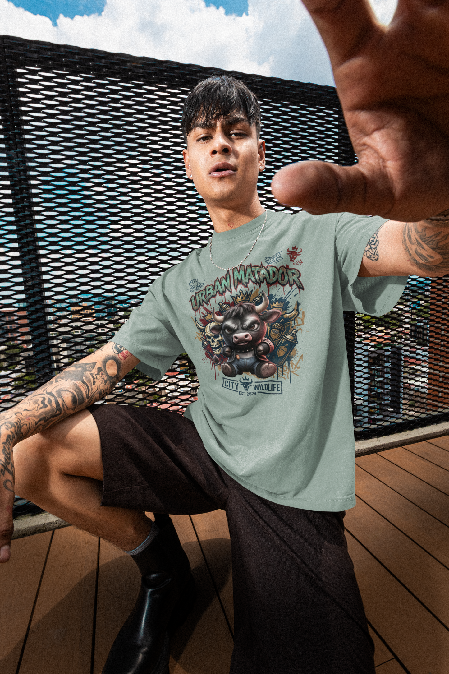 URBAN MATADOR TORRO Kryot Streetwear - Creator Unisex Organic T-Shirt Adult SH