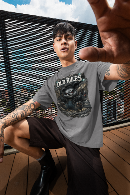 WHITE NOISE OLD RULES I Kryot Streetwear - Creator Unisex Organic T-Shirt Adult SH