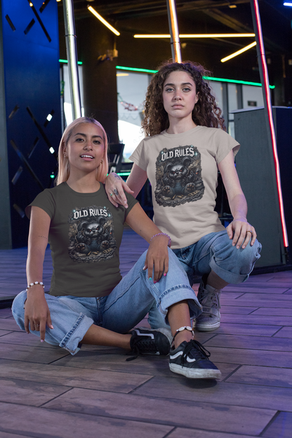 WHITE NOISE OLD RULES I Kryot Streetwear - Creator Unisex Organic T-Shirt Adult SH